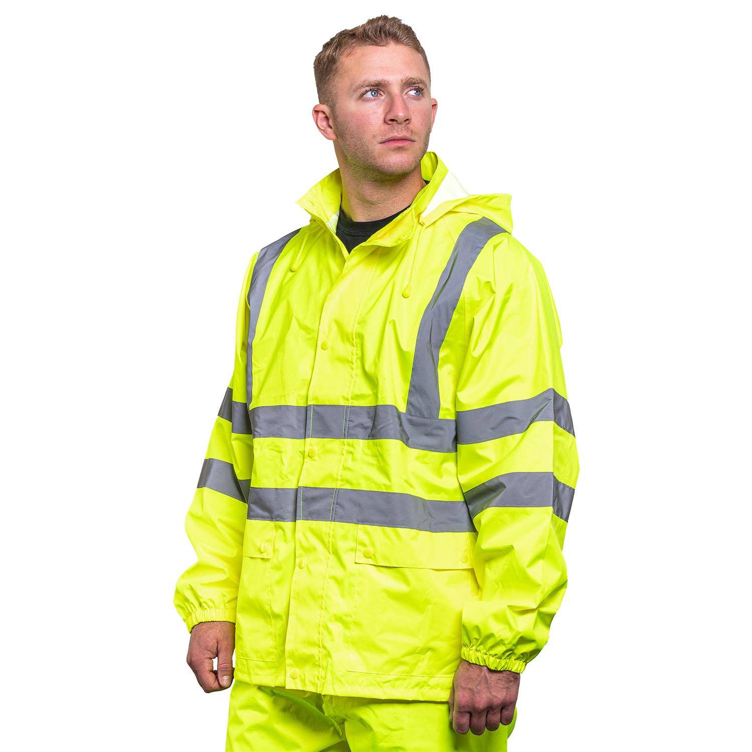 Game Econo Hi-Vis Rain Jacket | Galls