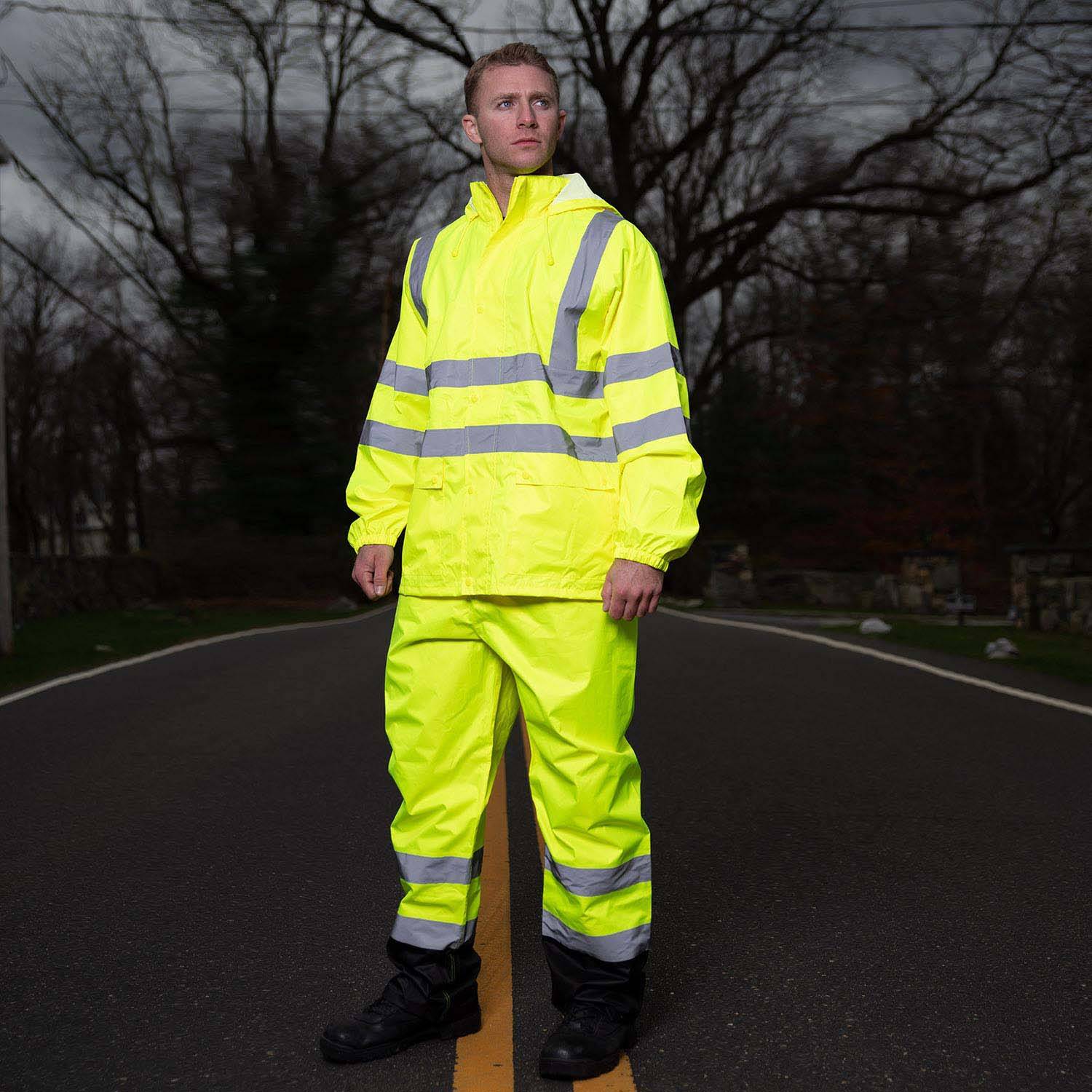 Game Econo Hi-Vis Rain Jacket | Galls
