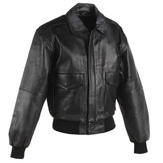 Taylor Leatherwear Goatskin Leather Bomber Jacket