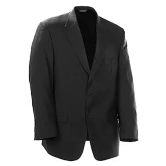 Edwards Garment Classic Three Button Pinstripe Suit Coat_NAVY_46 R 