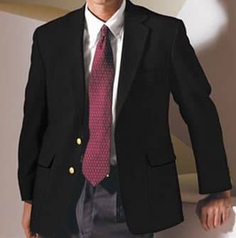 EDWARDS MENS HOPSACK BLAZER