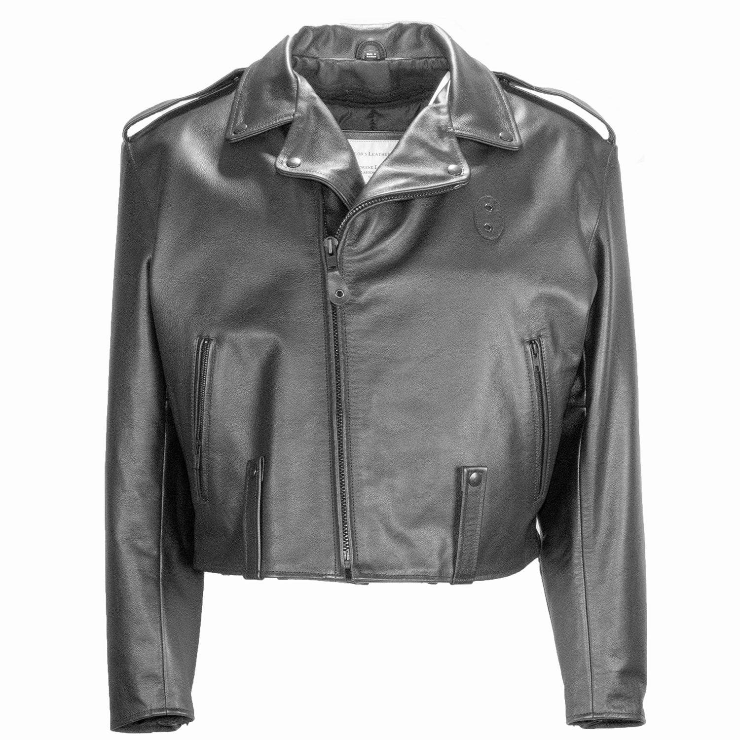 Taylors Leatherwear Pittsburgh Leather Jacket Zip-out Liner