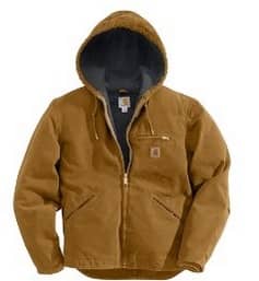 Carhartt Sierra Sandstone Jacket with Sherpa Lining
