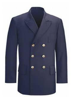 JK475 - DOUBLE BREASTED SIL FD 8 BUTTON DRESS COAT at Galls