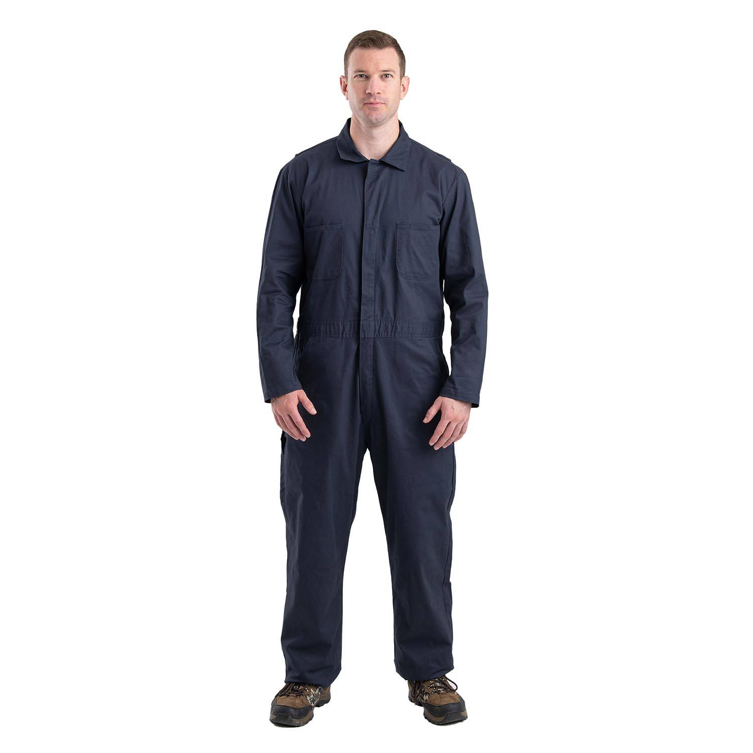 BERNE MEN'S HIGHLAND FLEX COTTON UNLINED COVERALLS