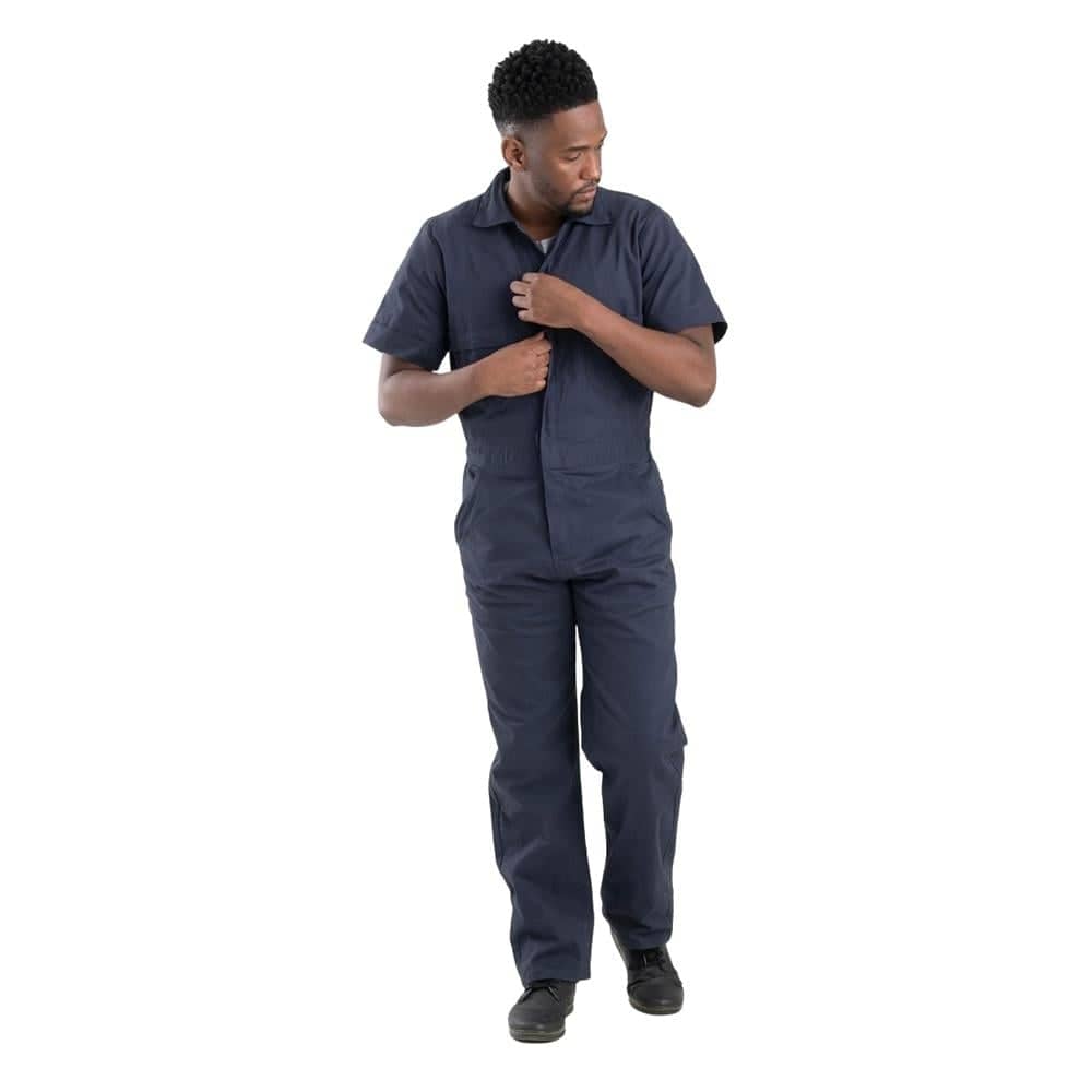 BERNE WORKWEAR HIGHLAND SHORT SLEEVE FLEX POPLIN COVERALL