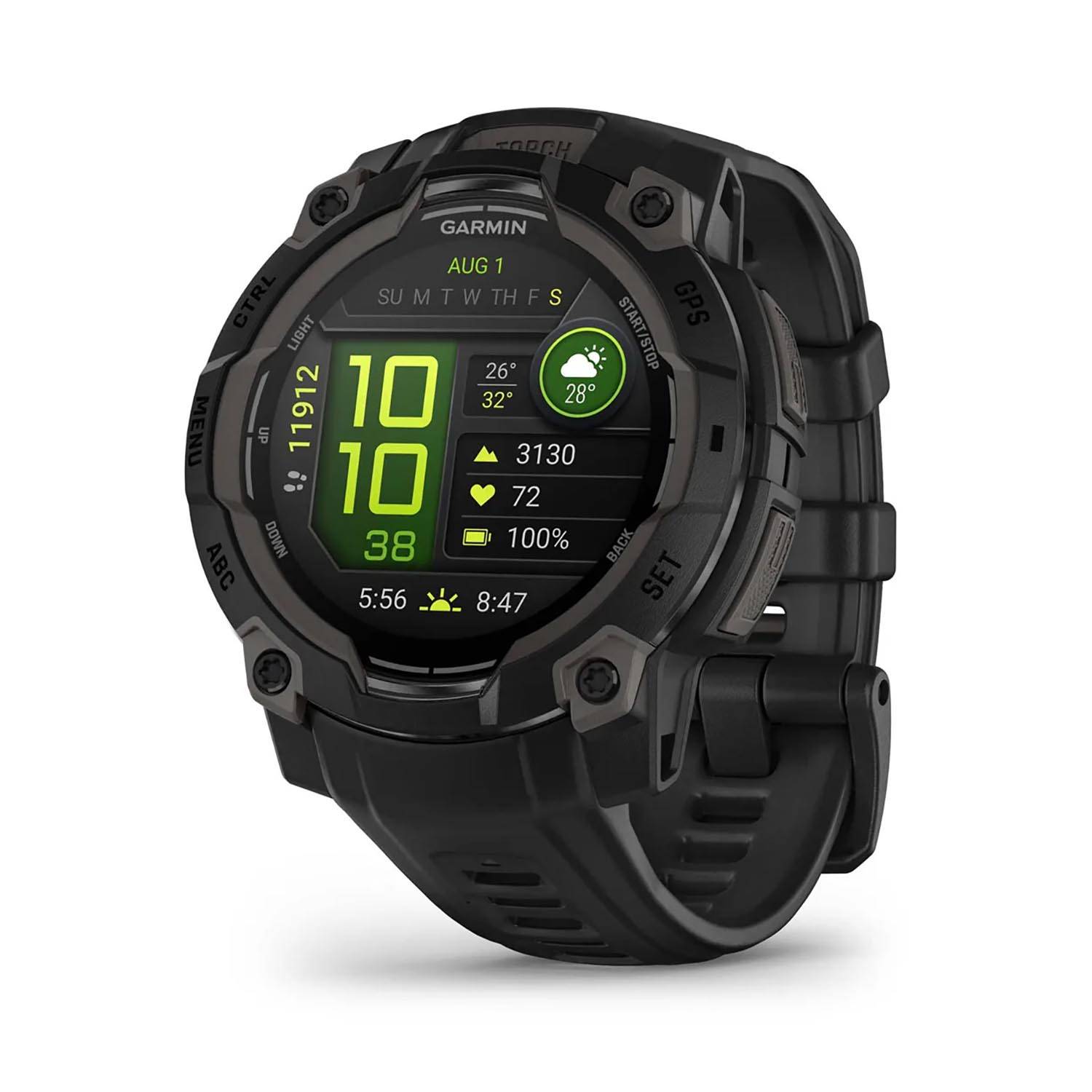 GARMIN INSTINCT 3 SMARTWATCH, 45 MM, AMOLED