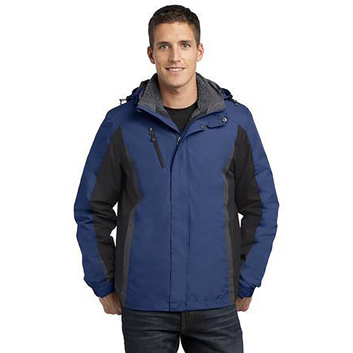 Port Authority Mens Colorblock 3 in 1 Jacket