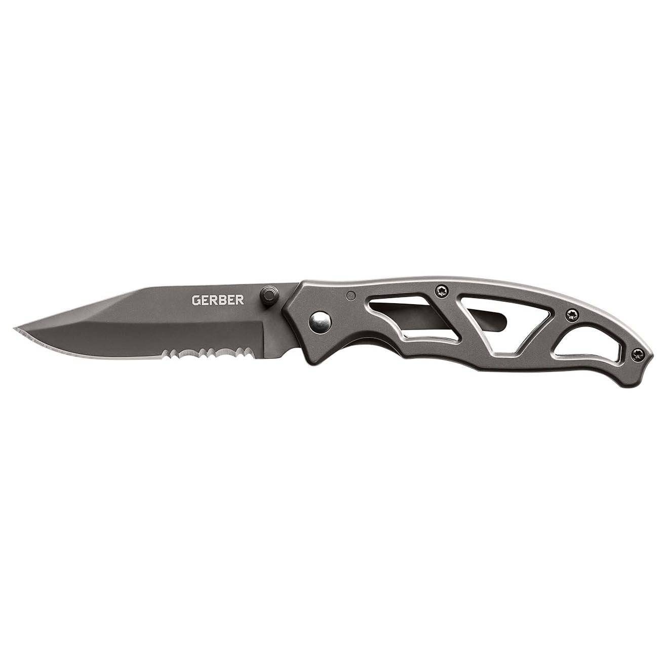 Gerber Paraframe I Titanium Nitride Serrated Folding Knife