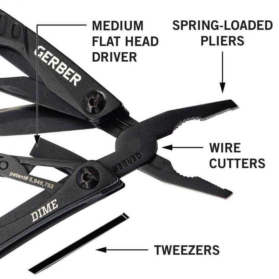 Gerber Dime Multitool - Black - Buy Online - Shop