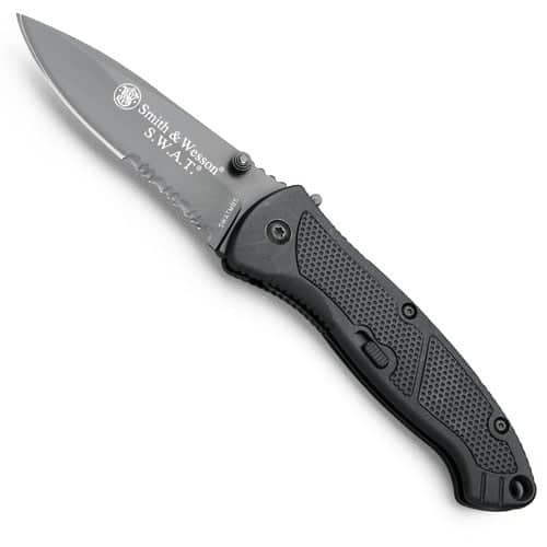 Smith & Wesson S.W.A.T. Med Assisted Opening Serrated Knife