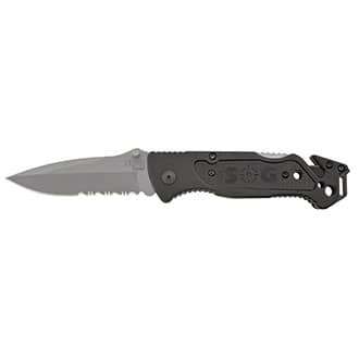 SOG Escape Knife w/Seat Belt Cutter, Tungsten Glass Breaker