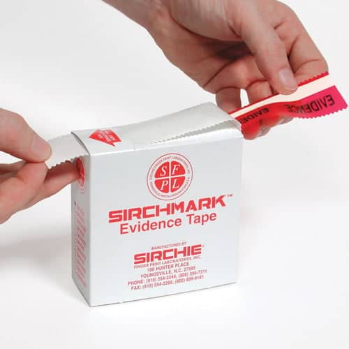 Sirchie Evidence Tape with Writing Strip