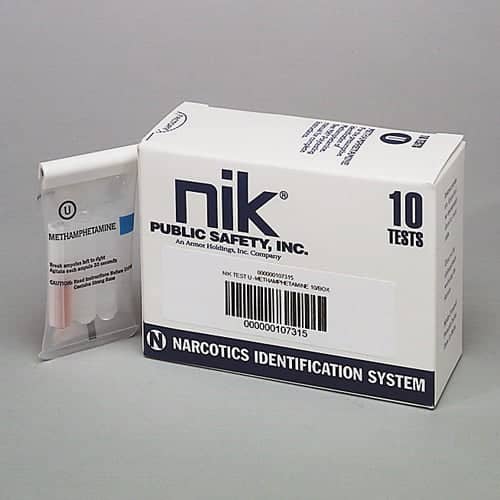 NIK Test U Methamphetamine Drug Refill Packs