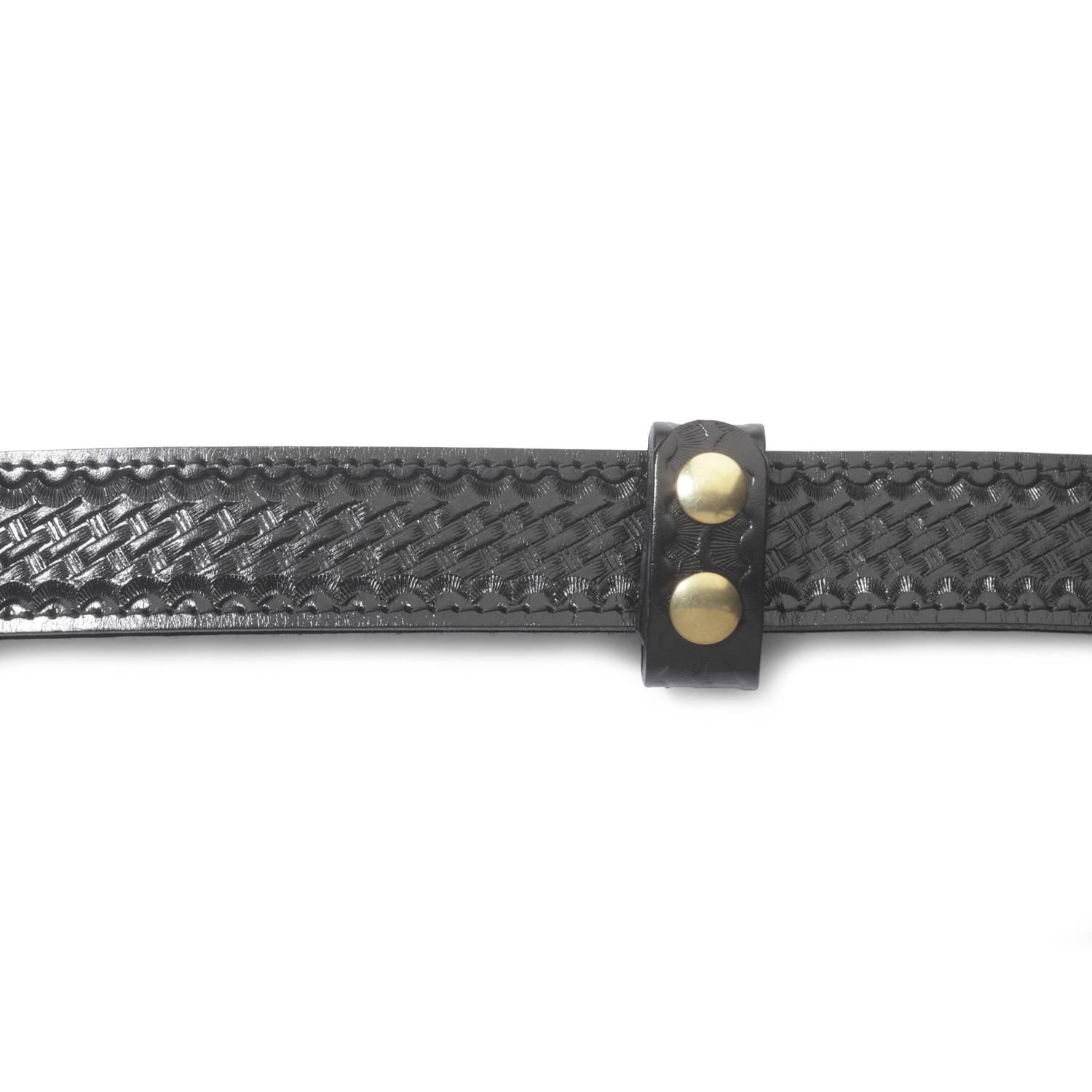 Gould & Goodrich Leather Belt Keepers with Snaps