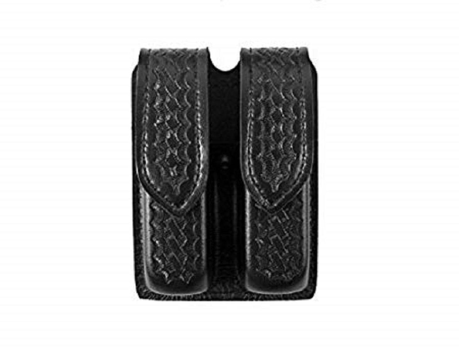 Étui Porte Chargeur Double Pour Pistolet .45, Safariland Nylon, Ceinturon, Ambidextre