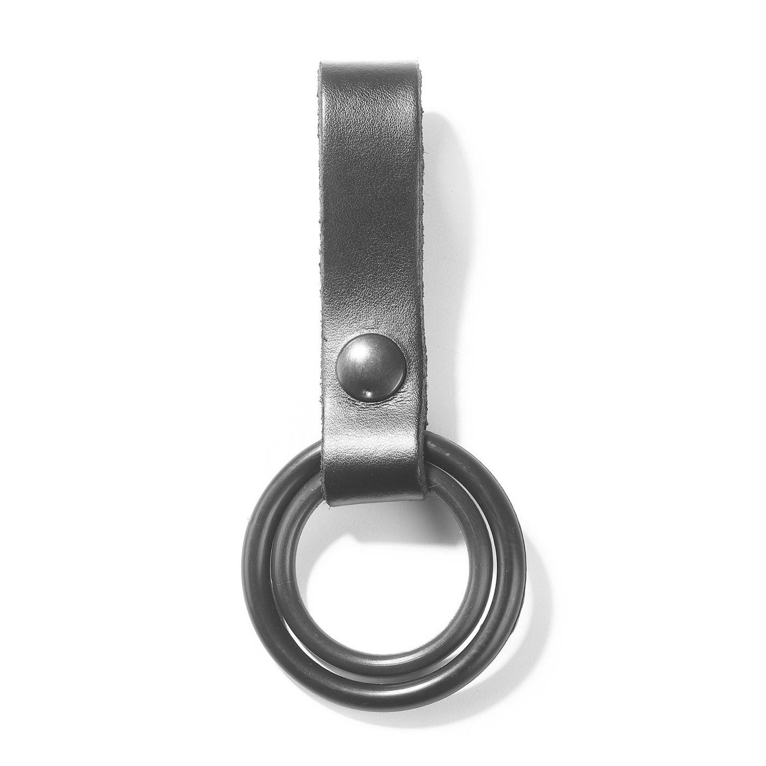 Galls Gear Leather Double Ring Flashlight Holder