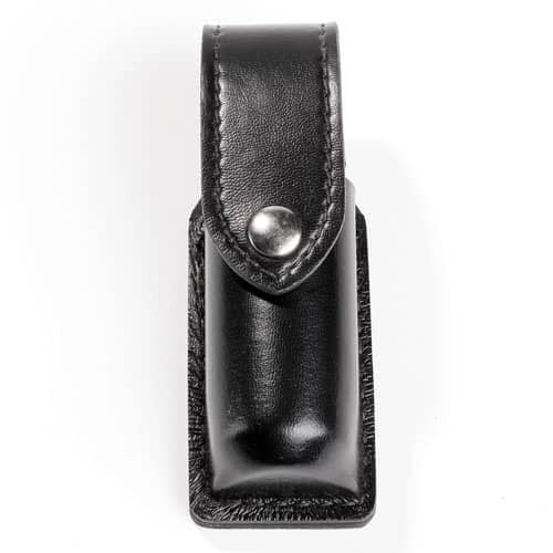 Mace Holder MK III Silver Snap Black Gloss Leather Gould & Goodrich 