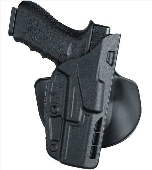 Safariland 7378-450-411 Black STX R/H ALS Open-Top Paddle Holster for SIG P320 