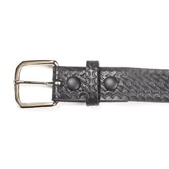 Boston Leather 1-1 Fabricado En 4 Garrison Leather Belt 
