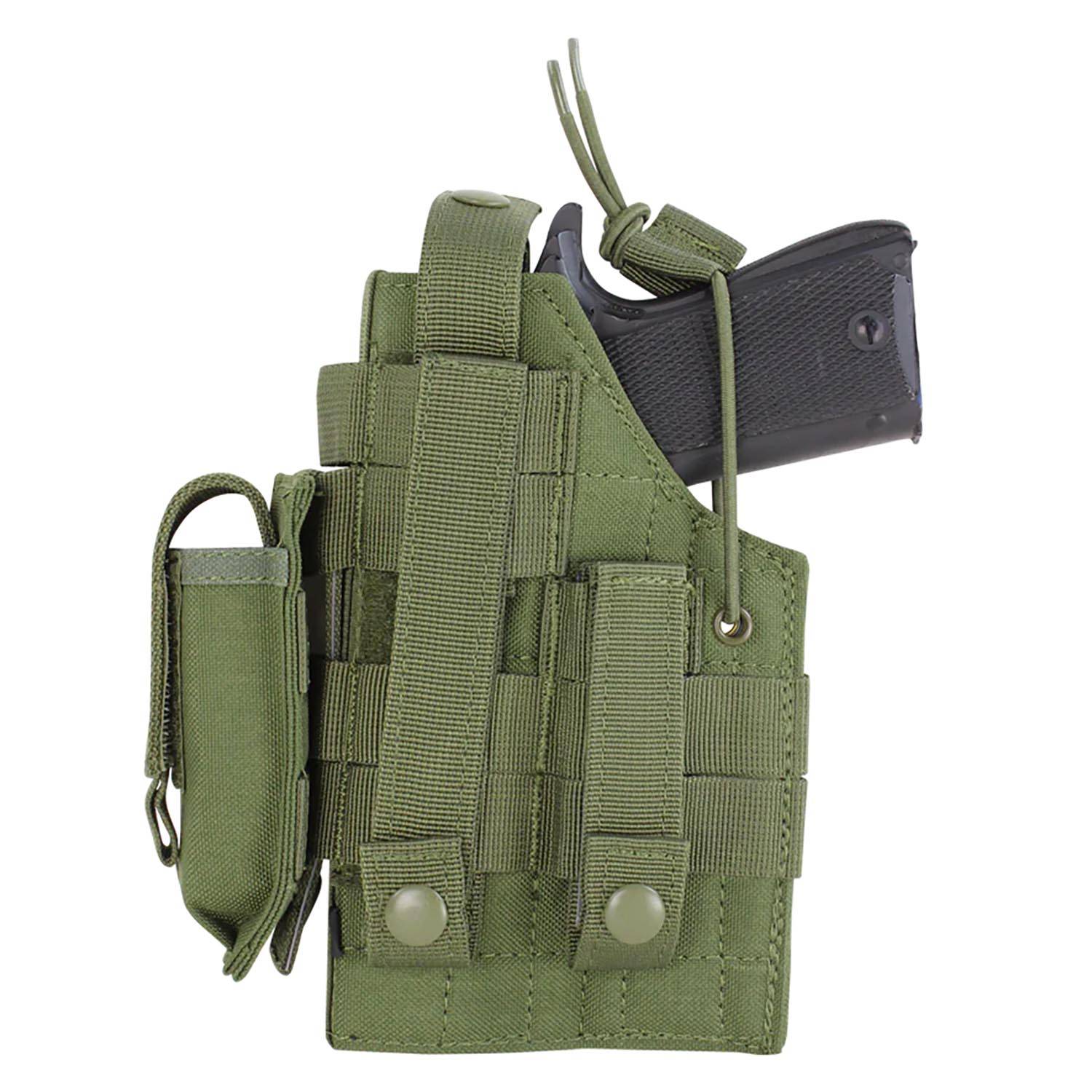 Holster Tactique Condor, Ambidextre, Couleur Coyote Brown, 100% Nylon, Neuf