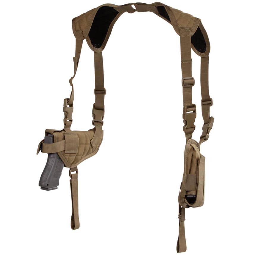 CONDOR UNIVERSAL SHOULDER HOLSTER IN COYOTE BROWN