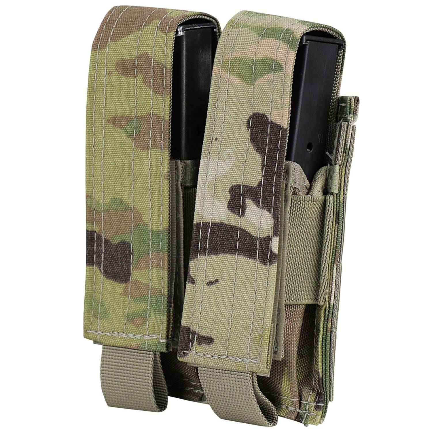 Pochette Porte-chargeur Tactique Condor, Réglable, Fixation MOLLE, Pistolet, Police, Noir