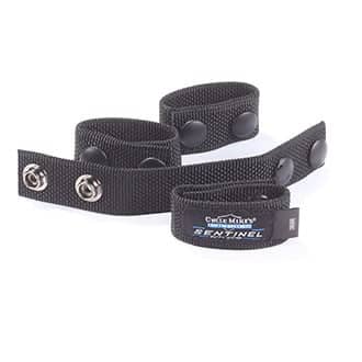 KOSIBATE Belt Keepers, Duty Belt Keeper for 2-2 1/4 Inch with Double Snap  Black