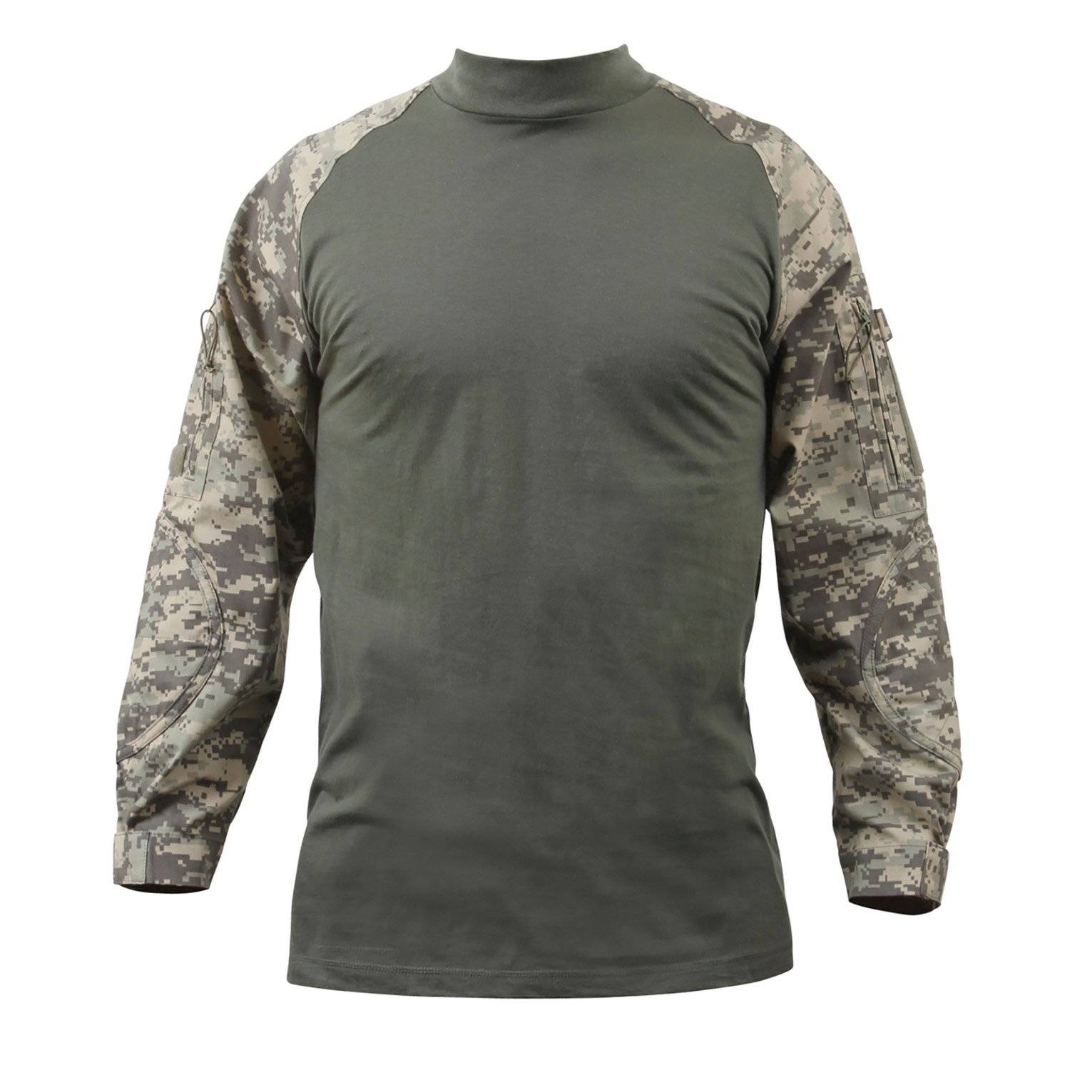 EUC GI Massif ACU Army Digital Camo Military Combat Shirt Airsoft Paintball Top 