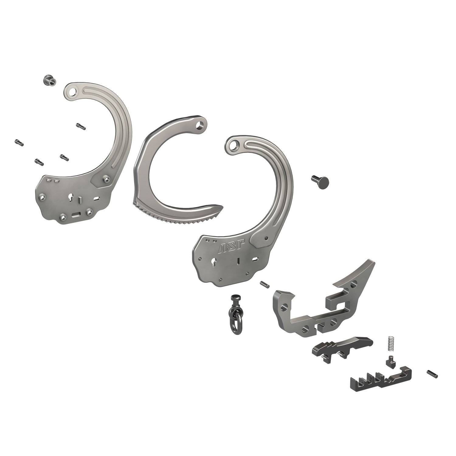 ASP Sentry Cuffs, Chain (Steel Bow) Police Handcuffs