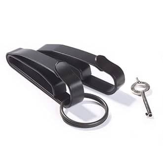 Double Side Quick Release Key Holder with Detachable Keyring Tactical Stealth Key Ring Holder Special for Police and Fire Agencies Duty Belt 2.25-Inch Max 