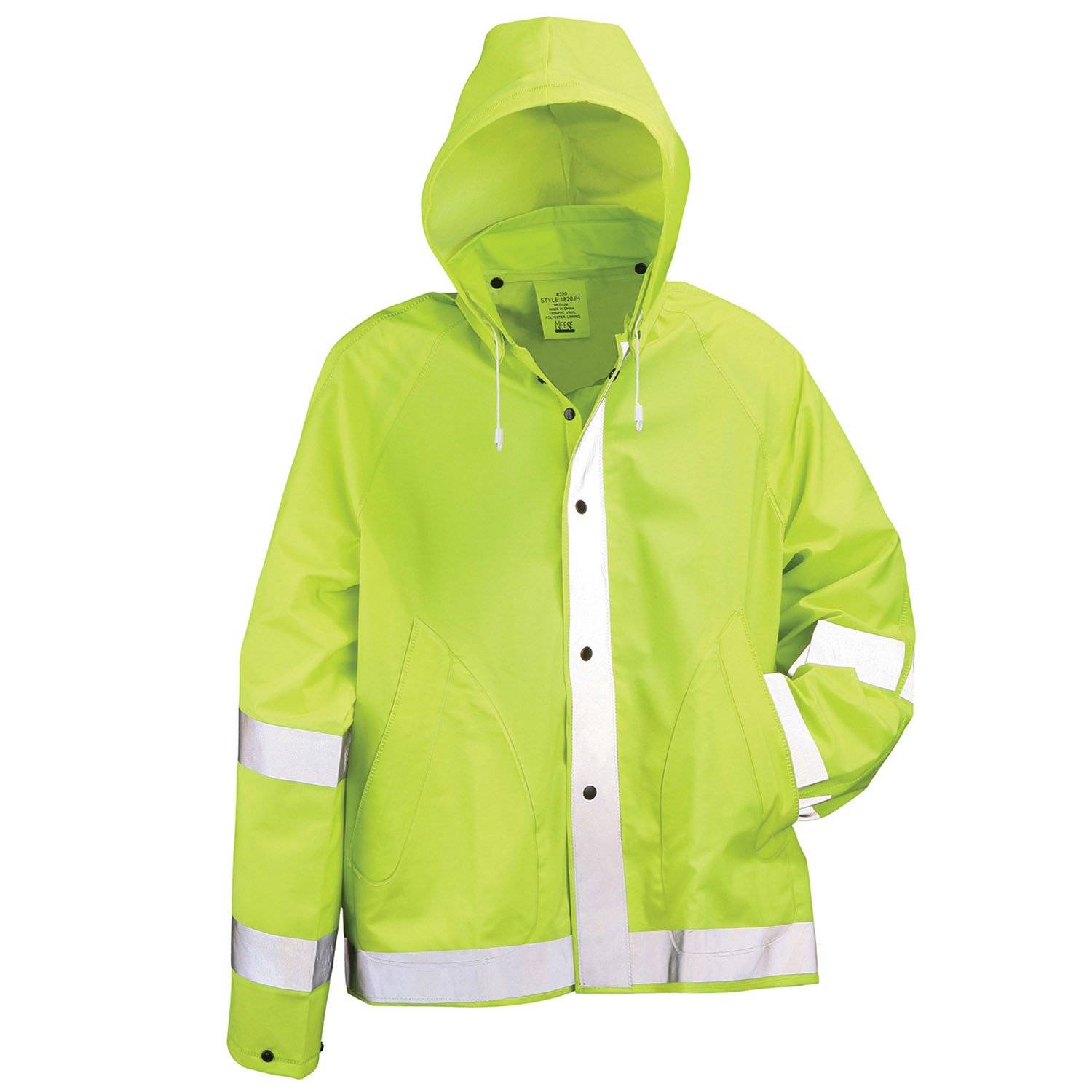 Neese Lime Green 30" Rain Jacket