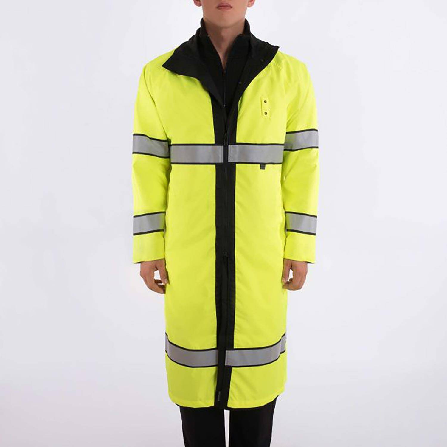BLAUER B.DRY REVERSIBLE RAINCOAT WITHOUT HOOD SNAPS