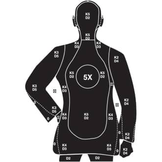 Police Silhouette Targets