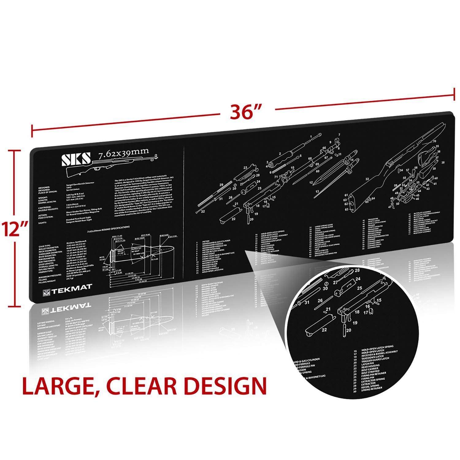 TekMat SKS Gun Cleaning Mat | U.S. Patriot