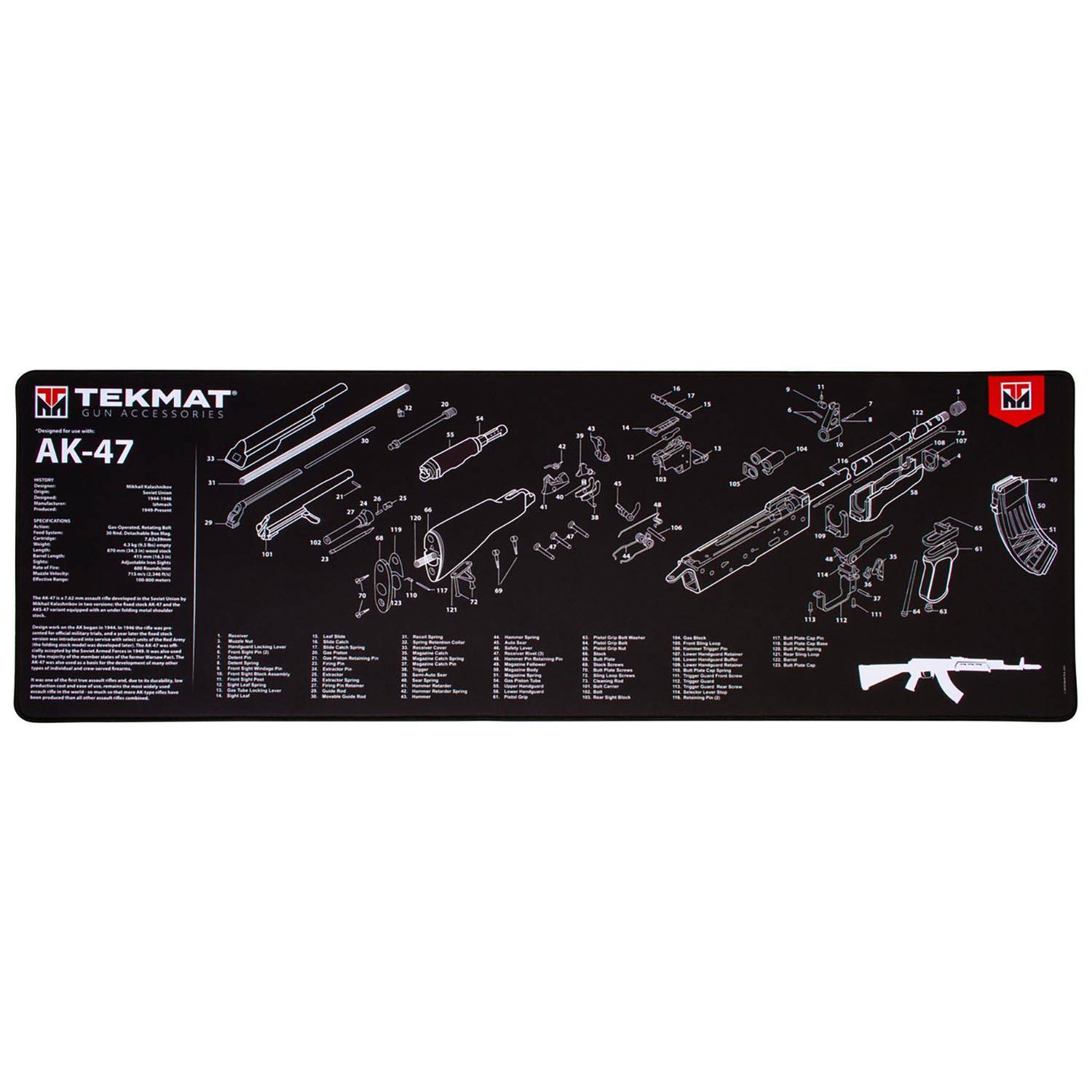 TekMat AK47 Ultra Premium Gun Cleaning Mat 44"