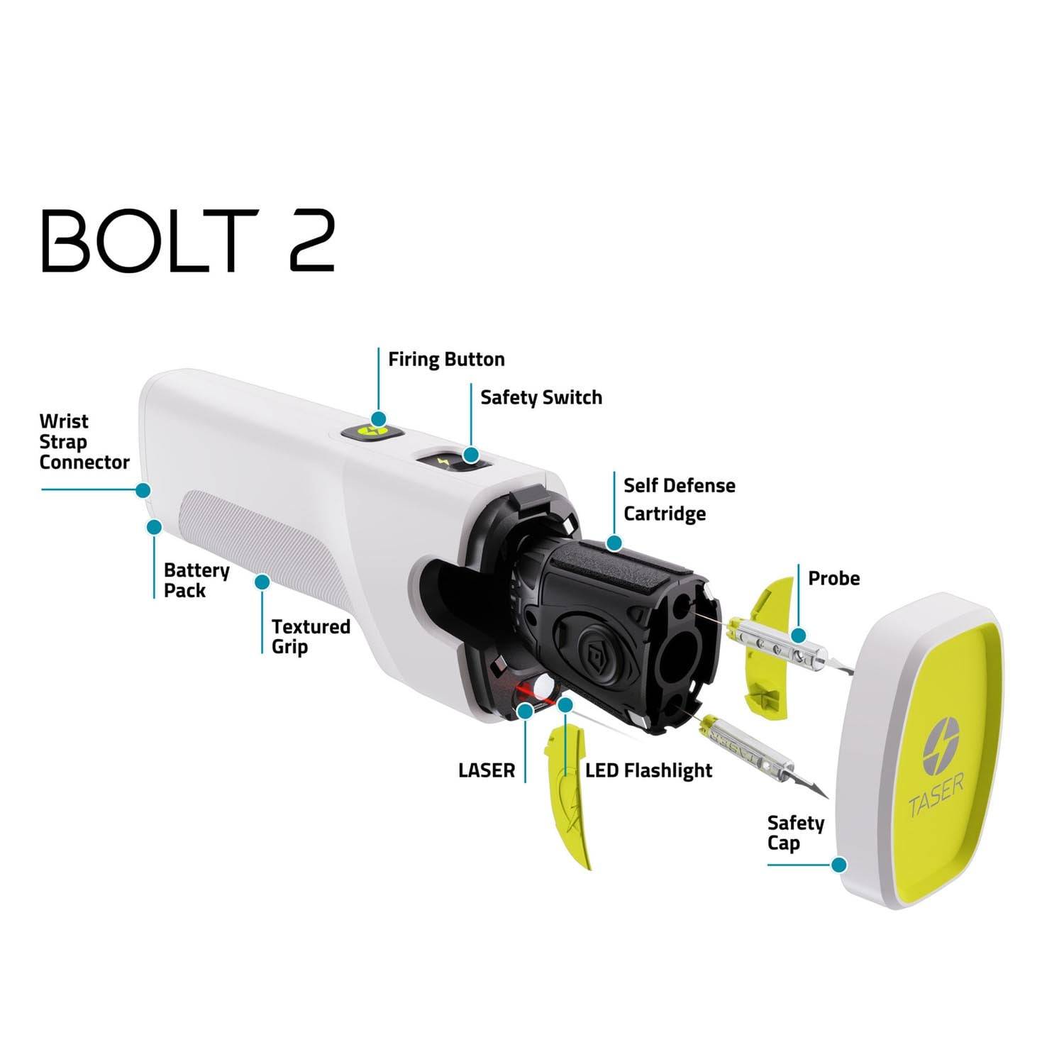 TASER Bolt 2 Less-Lethal Personal Protection Device | Galls