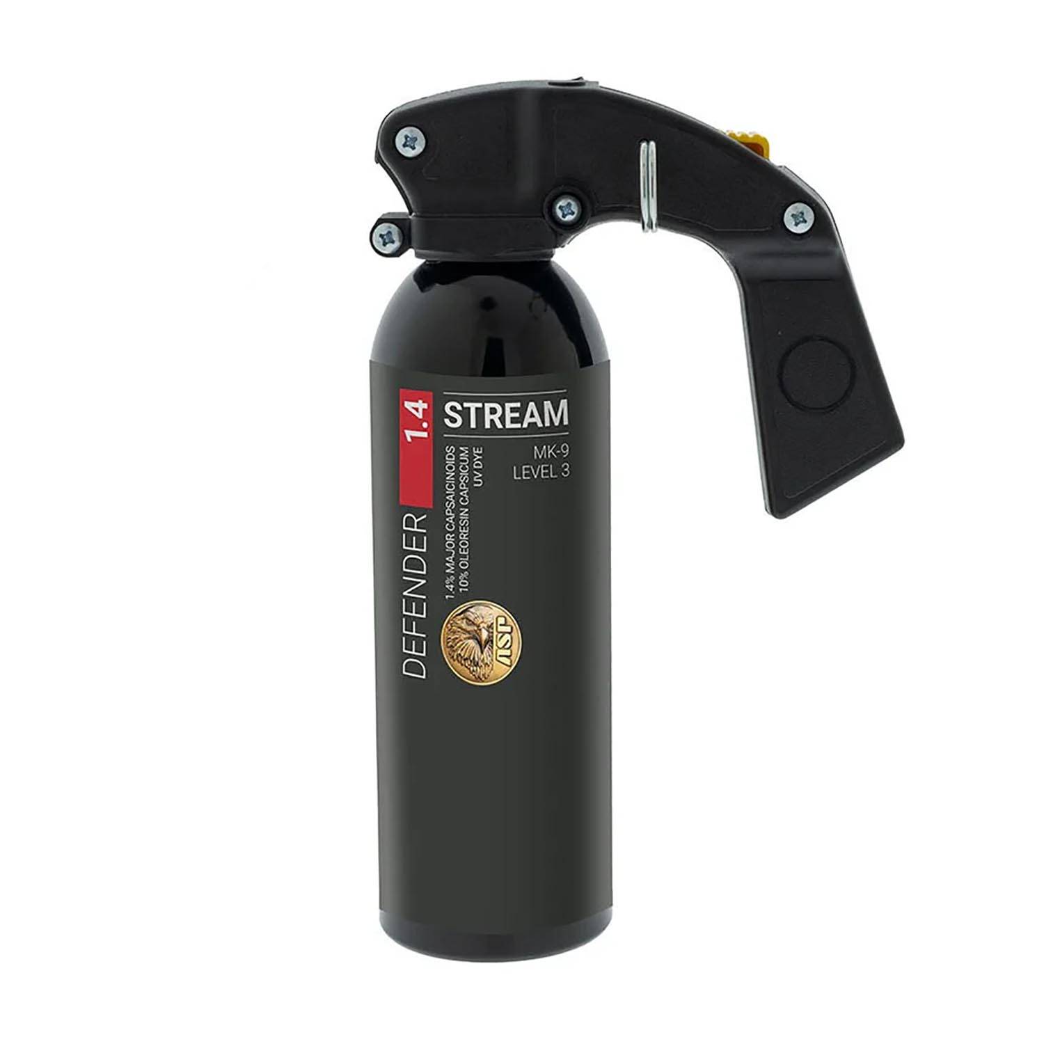 ASP Defender LE 1.4 OC Pepper Spray, Stream with UV