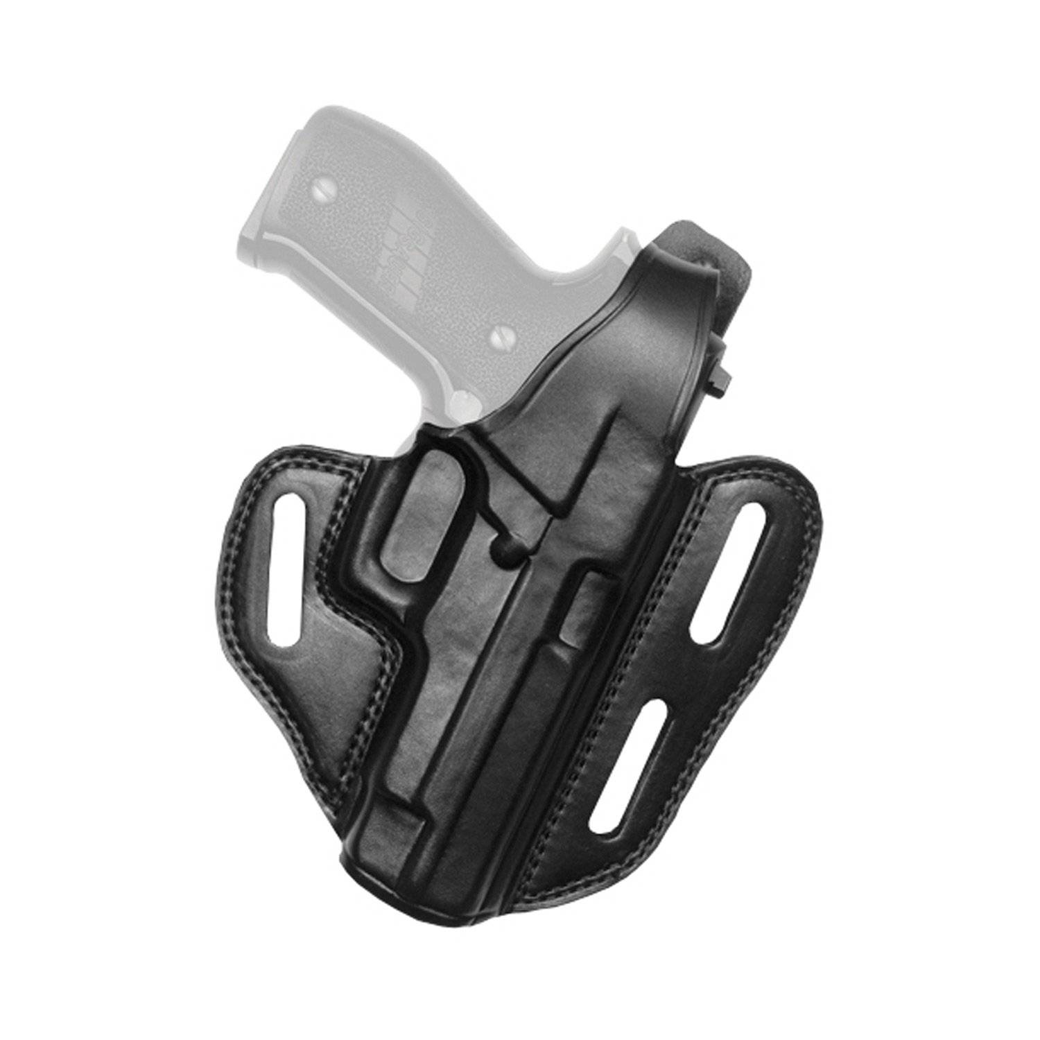 Details about   GOULD & GOODRICH GOLD LINE 2 SLOT PANCAKE HOLSTER FOR SIG SAUER P250 SUB COMPACT