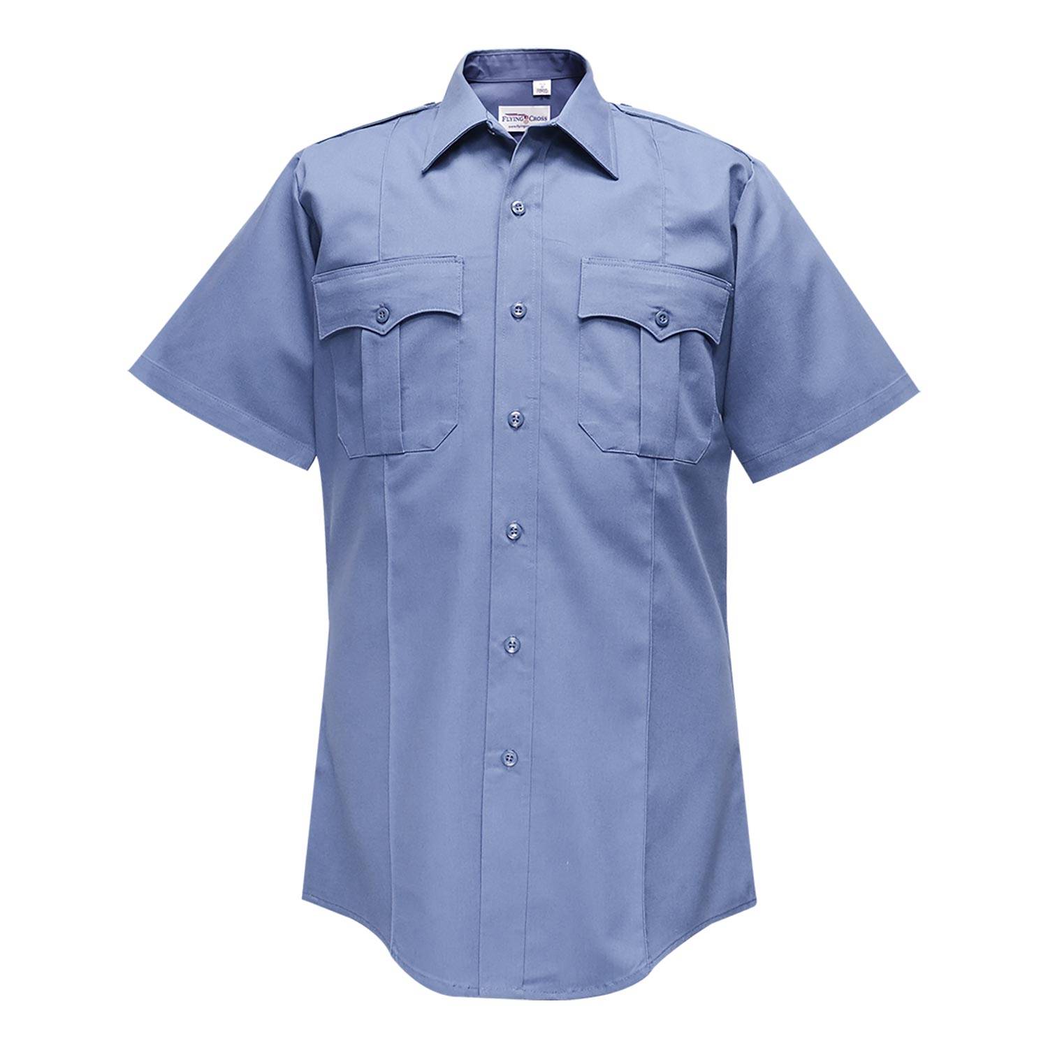 Flying Cross Men's Short Sleeve Uniform Shirt_EMS_FIRE_POLICE_Polyester/Cotton 