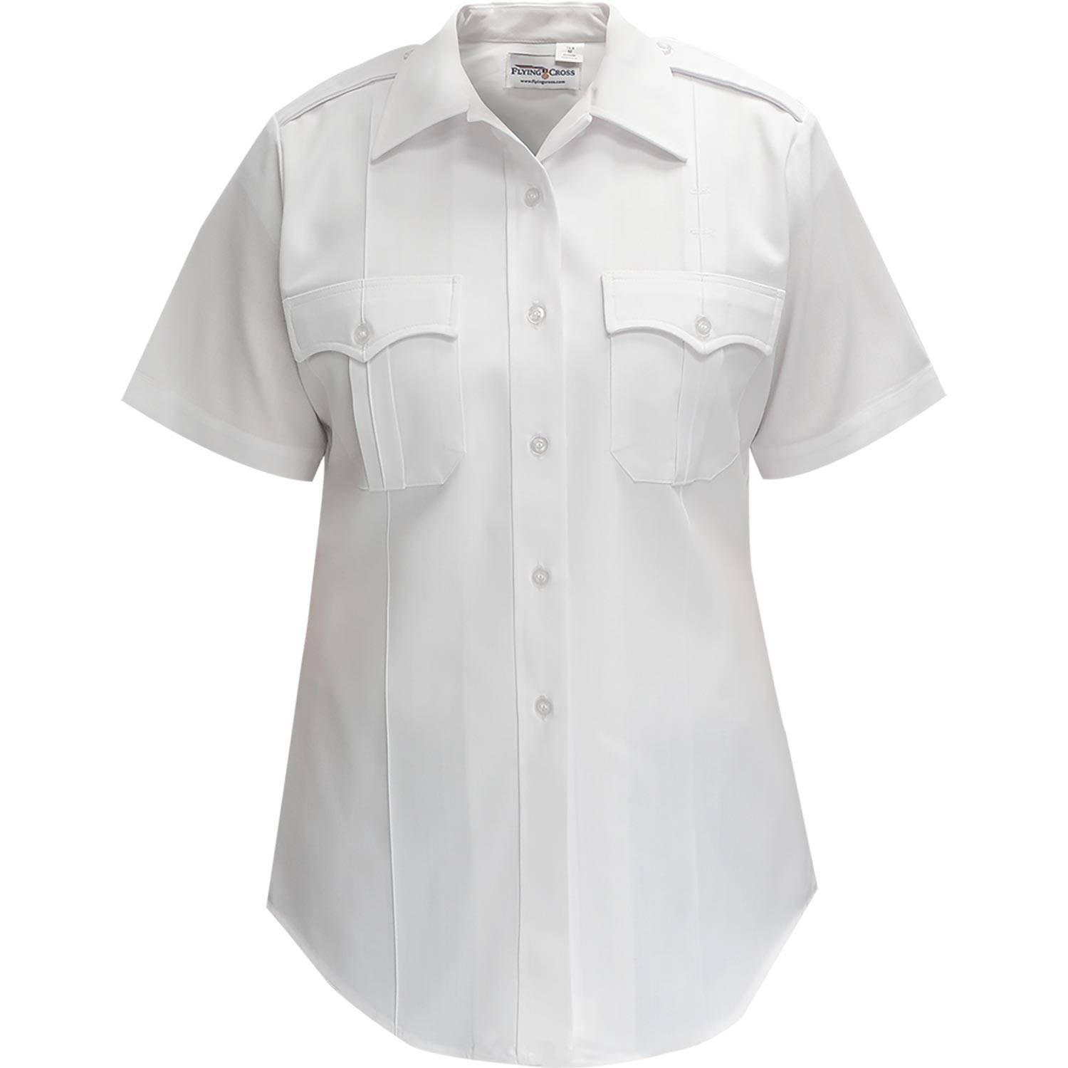 FLYING CROSS WOMEN'S POLYESTER COTTON SHORT SLEEVE SHIRT