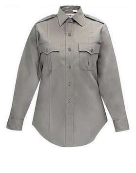 FLYING CROSS LONG SLEEVE POLYESTER COTTON WOMEN'S SHIRT