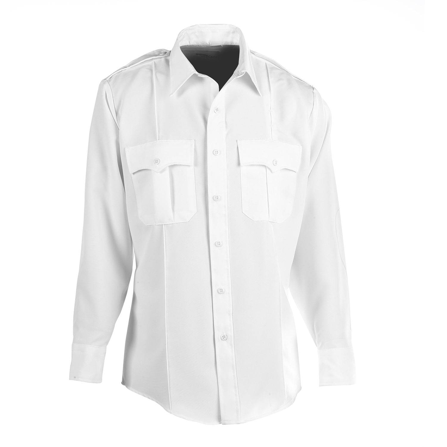 Chemise De Police Homme Manches Courtes - Polyester Extensible, Fermeture éclair, Respirante, Poches, Pour Uniforme