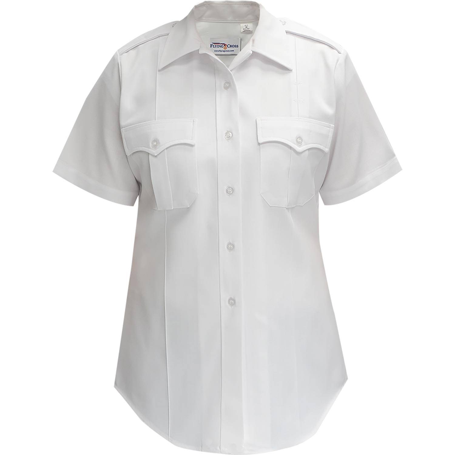 FLYING CROSS WOMEN'S COMMAND POLYESTER SHORT SLEEVE SHIRT