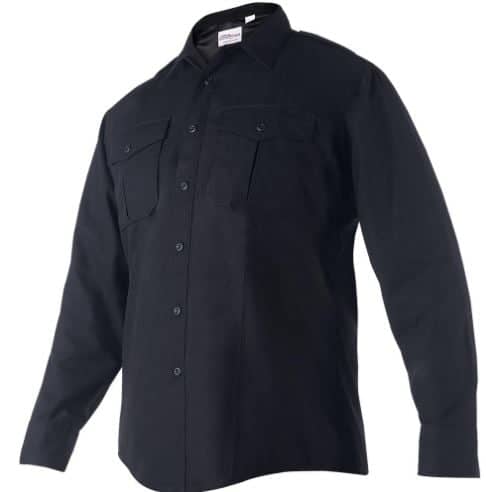 Flying Cross Men's Long Sleeve Command Zip Front Shirt