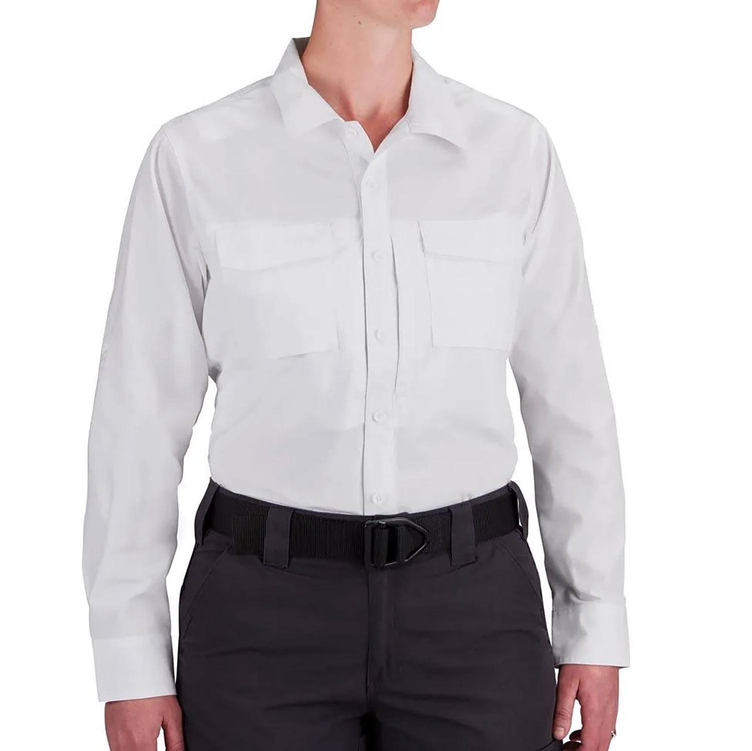 PROPPER WOMEN'S REVTAC POPLIN LONG SLEEVE SHIRT