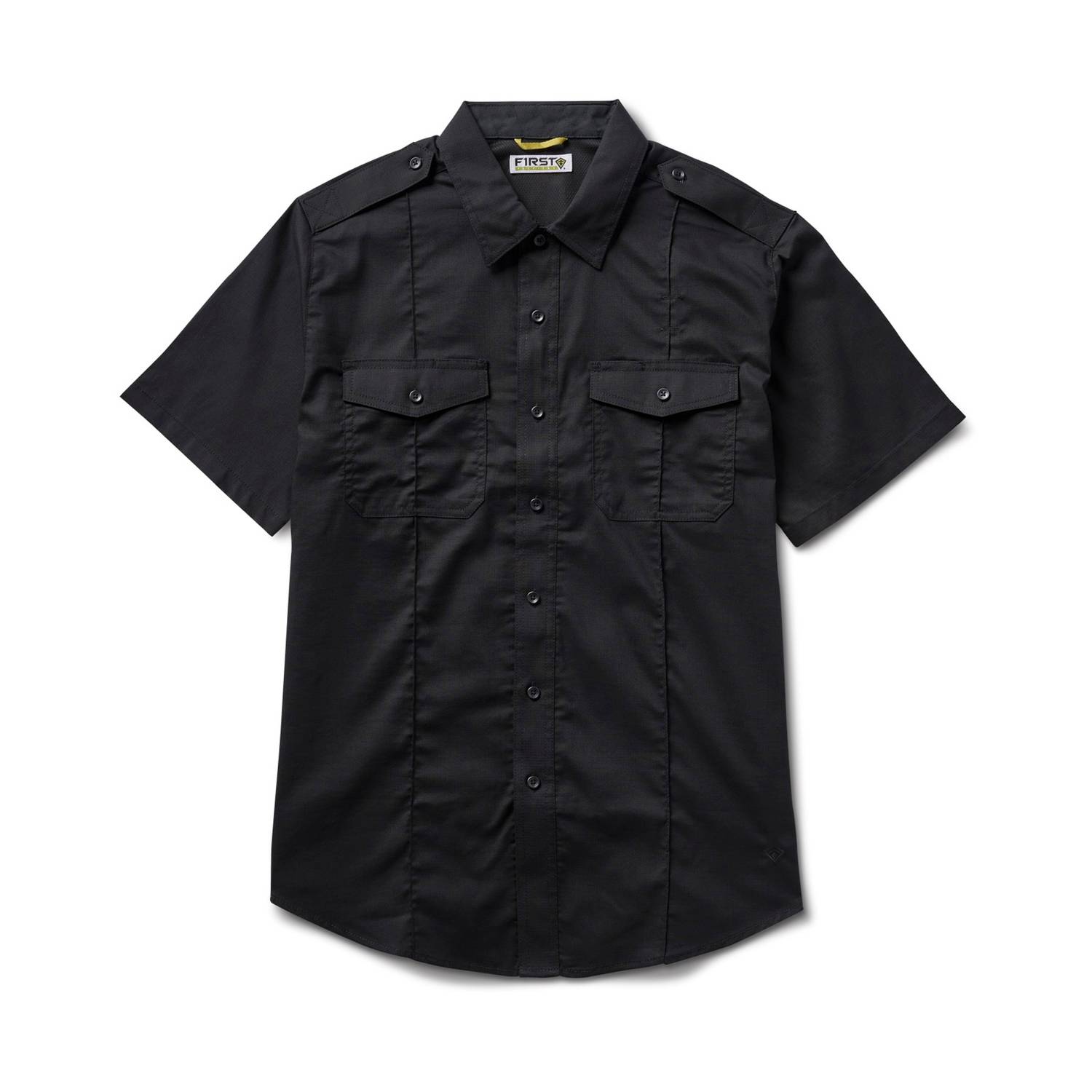 BLACK FIRST TACTICAL MEN'S S/S PRO DUTY UNIFORM SHIRT