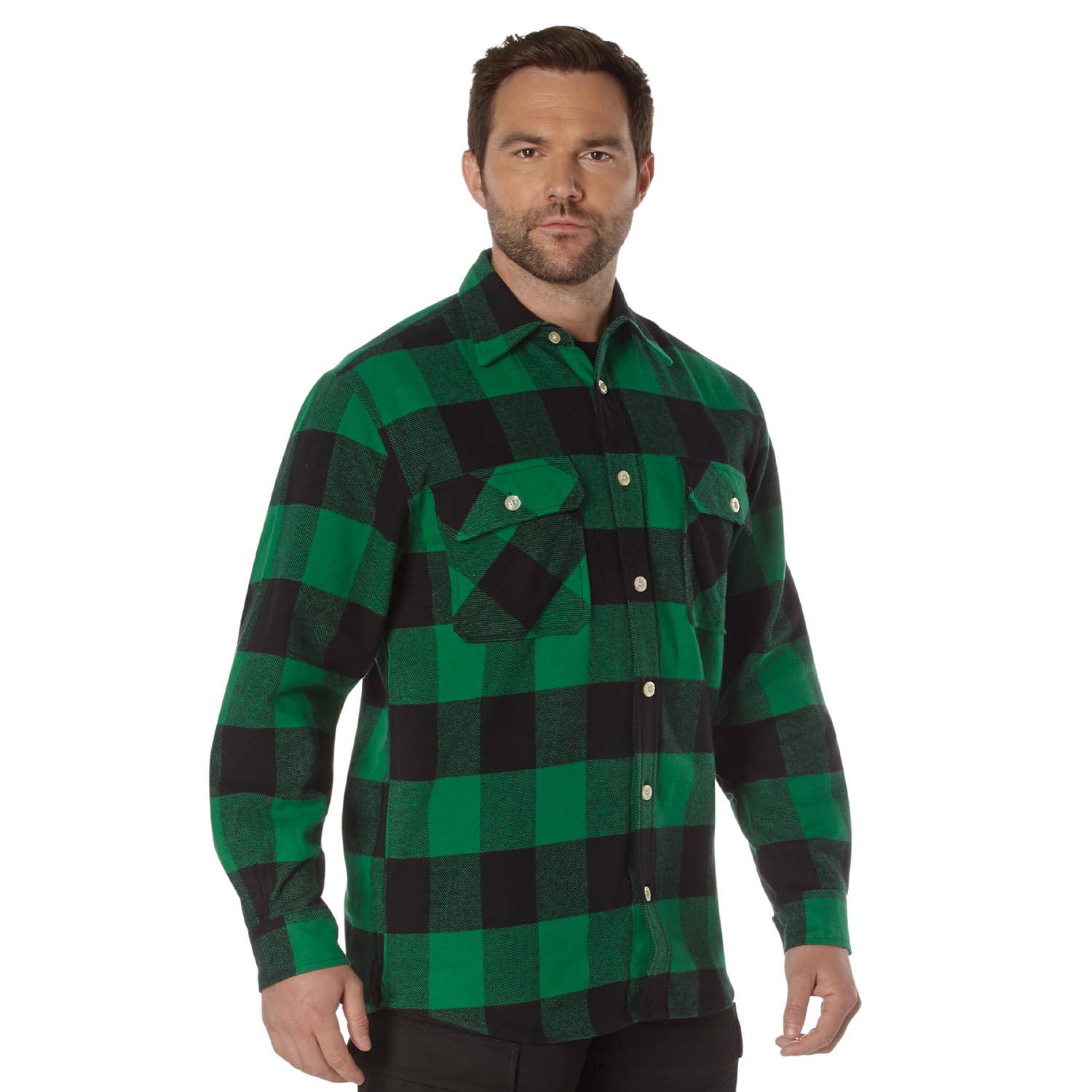 ROTHCO EXTRA HEAVYWEIGHT BUFFALO PLAID FLANNEL SHIRT