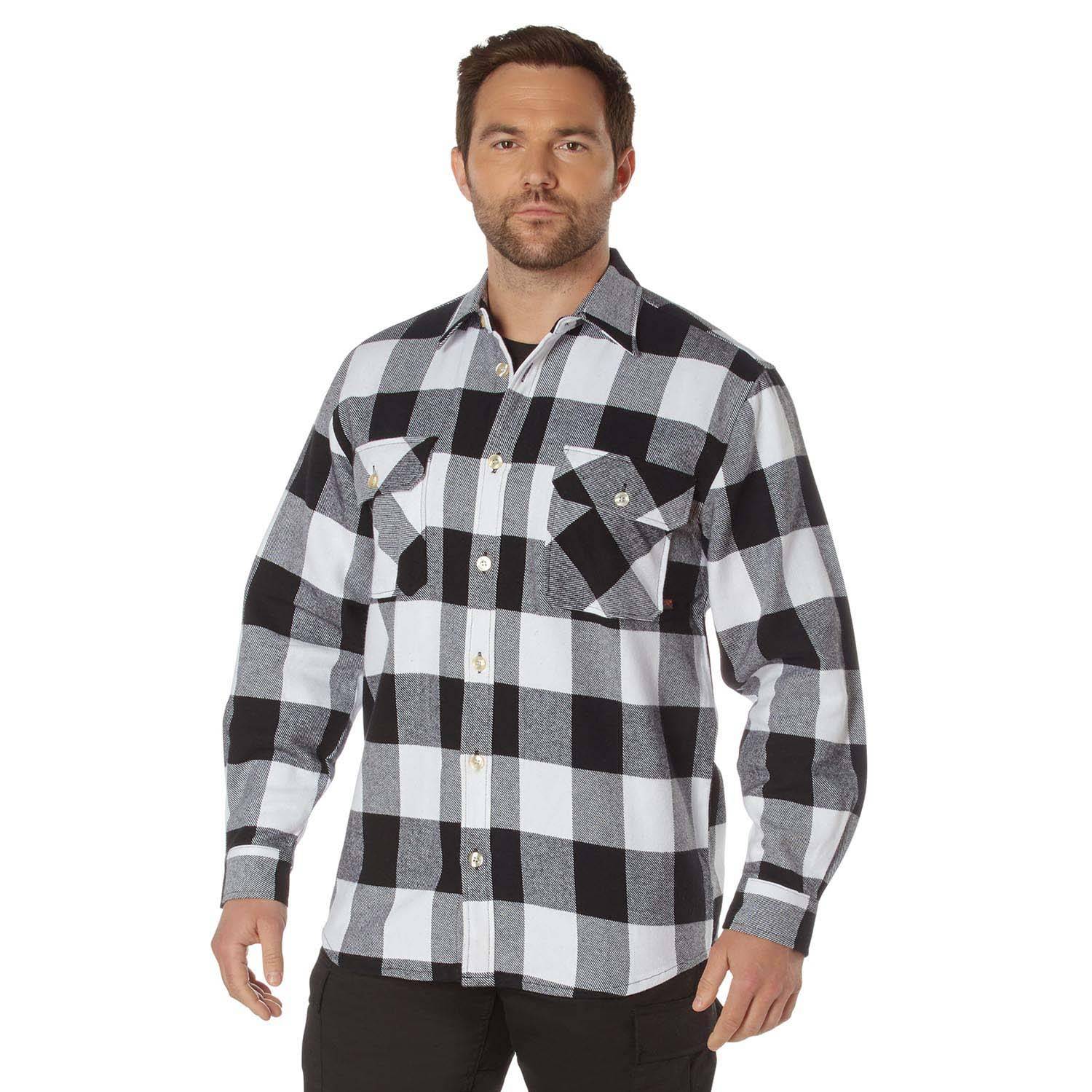 ROTHCO EXTRA HEAVYWEIGHT BUFFALO PLAID FLANNEL SHIRT