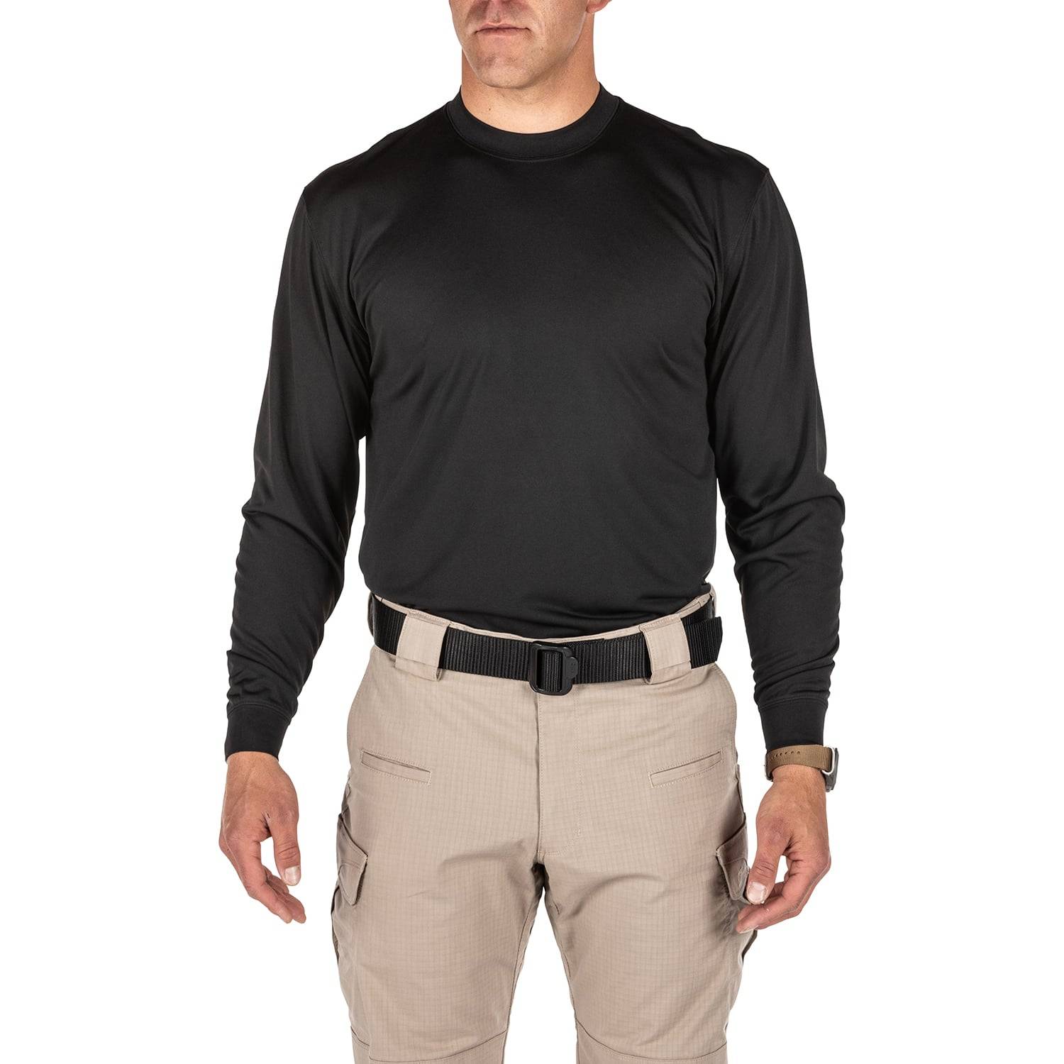 5.11 TACTICAL PERFORMANCE UTILI-T LONG SLEEVE SHIRT IN BLACK